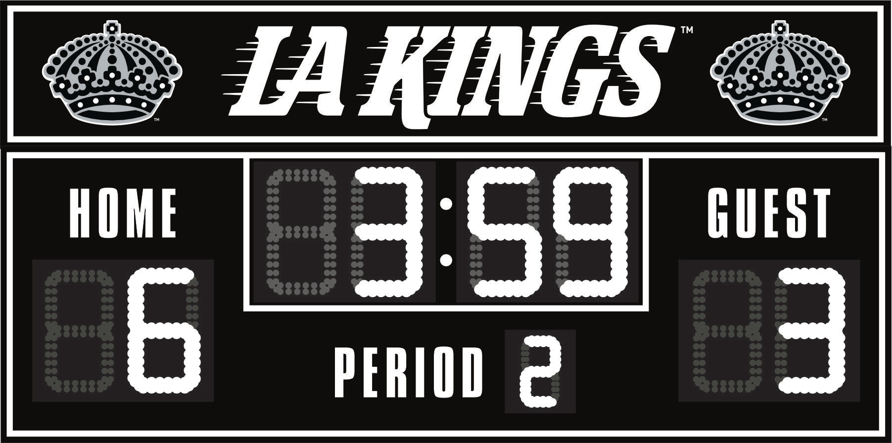 Los Angeles Kings NHL Team Scoreboard | Officially Licensed Fanzone
